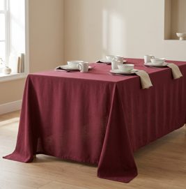 Thanksgiving Table Set — Burgundy